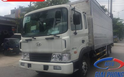 Xe tải 3 chân Hyundai HD210 Nhập Khẩu Thùng Kín 13.5 Tấn Euro4